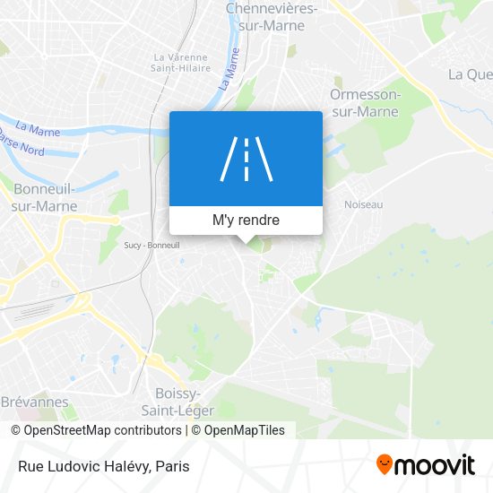 Rue Ludovic Halévy plan