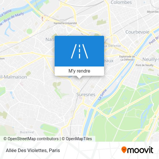 Allée Des Violettes plan