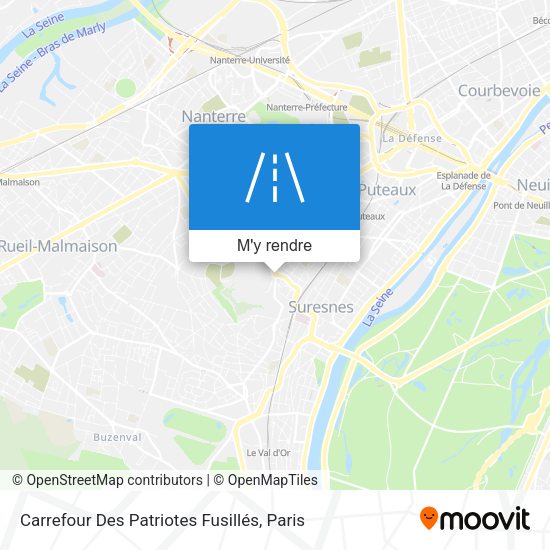Carrefour Des Patriotes Fusillés plan