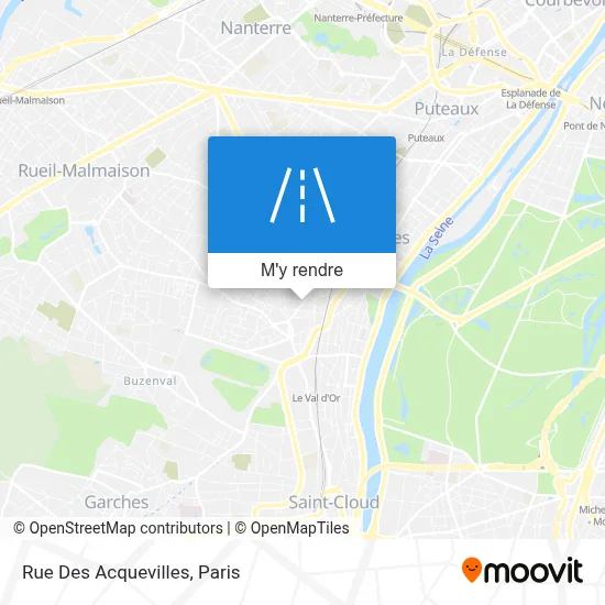 Rue Des Acquevilles plan