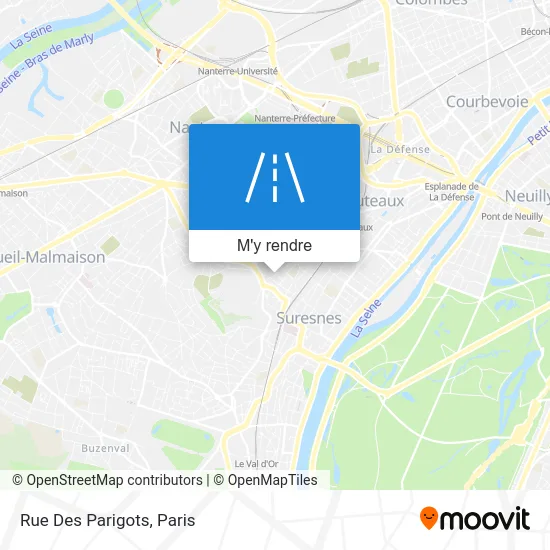 Rue Des Parigots plan