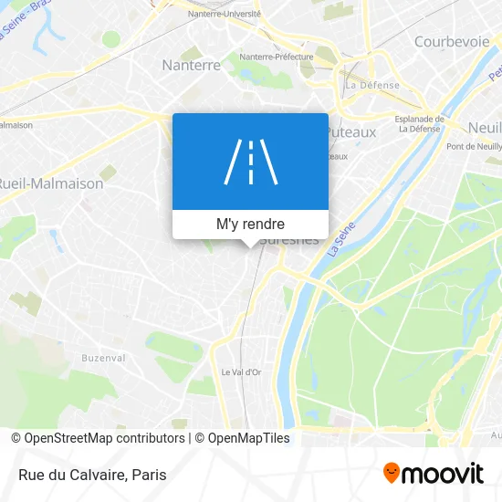 Rue du Calvaire plan