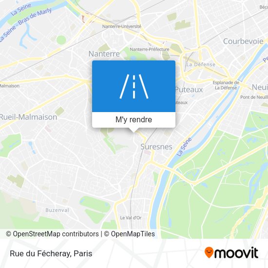 Rue du Fécheray plan