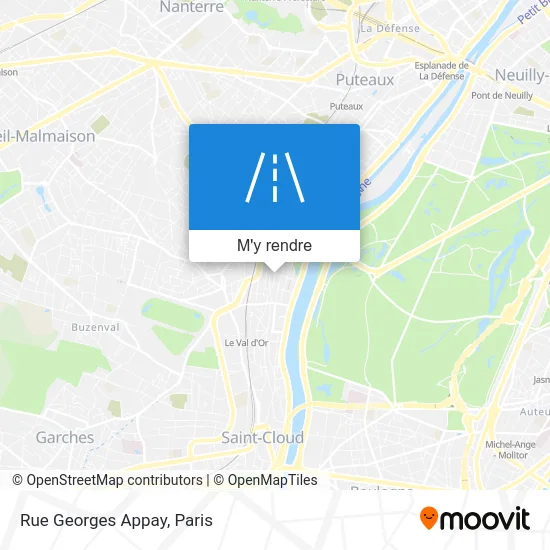 Rue Georges Appay plan