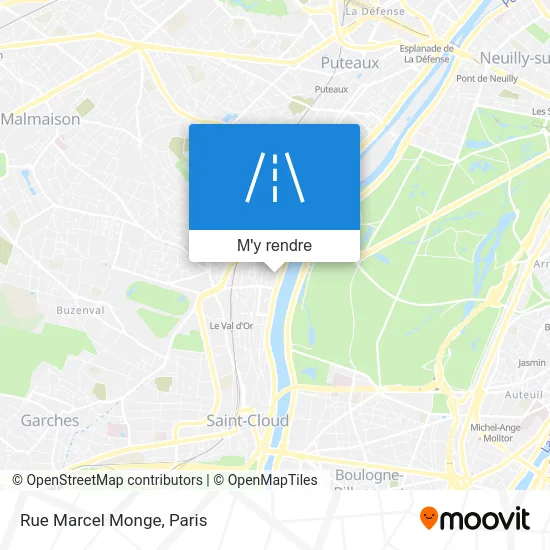 Rue Marcel Monge plan