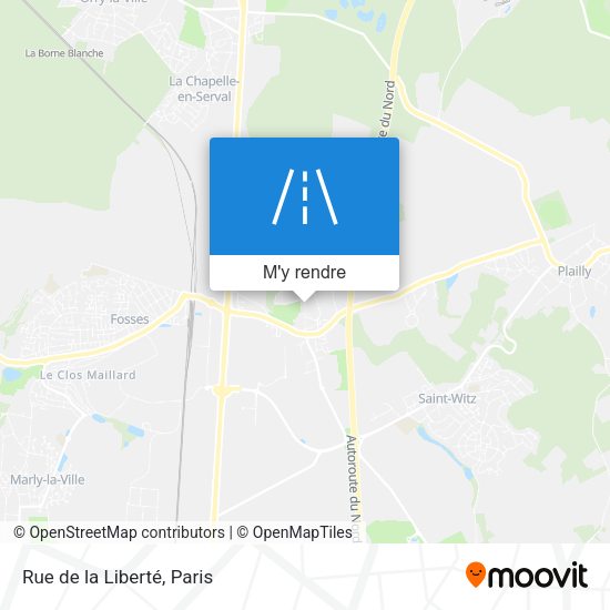 Rue de la Liberté plan