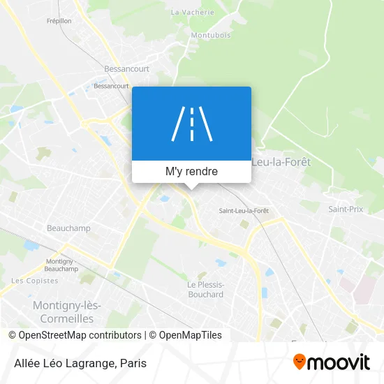 Allée Léo Lagrange plan