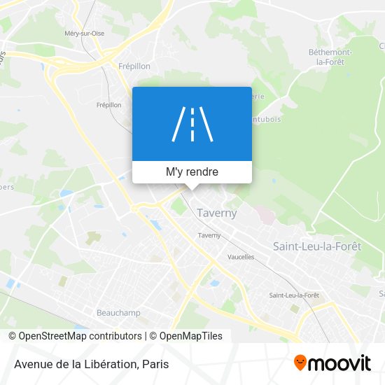 Avenue de la Libération plan