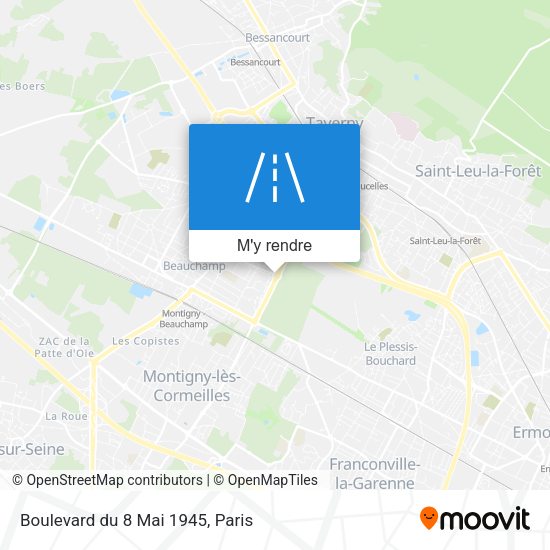 Boulevard du 8 Mai 1945 plan