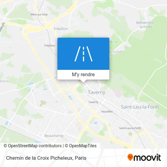 Chemin de la Croix Picheleux plan