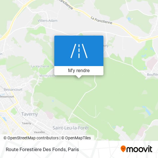 Route Forestière Des Fonds plan