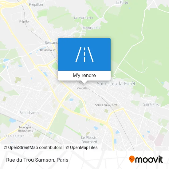 Rue du Trou Samson plan