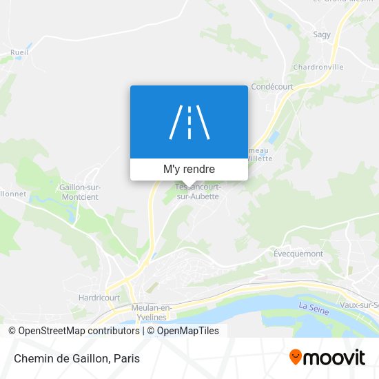 Chemin de Gaillon plan