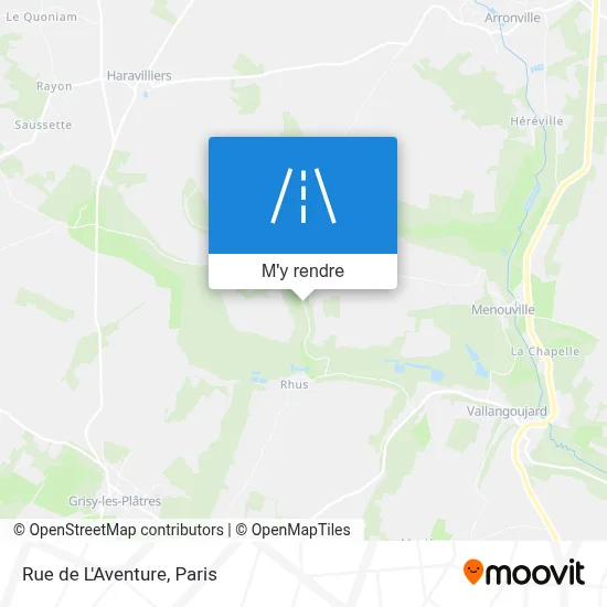 Rue de L'Aventure plan
