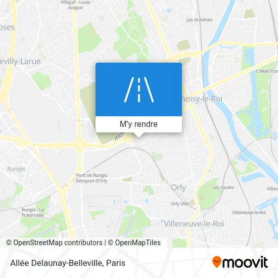 Allée Delaunay-Belleville plan