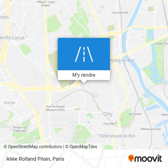 Allée Rolland Pilain plan