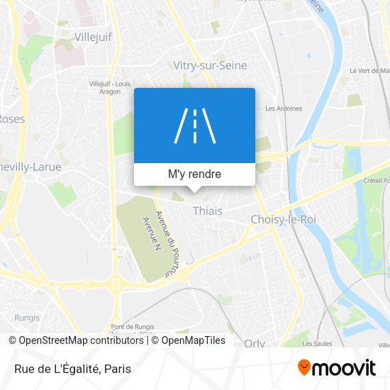 Rue de L'Égalité plan