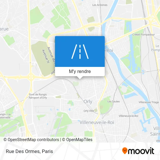 Rue Des Ormes plan