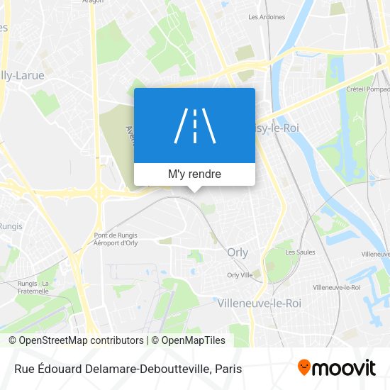 Rue Édouard Delamare-Deboutteville plan