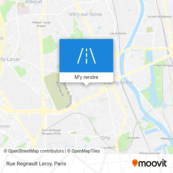 Rue Regnault Leroy plan