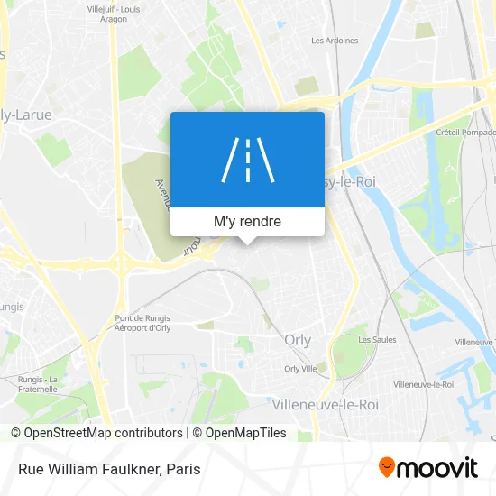 Rue William Faulkner plan