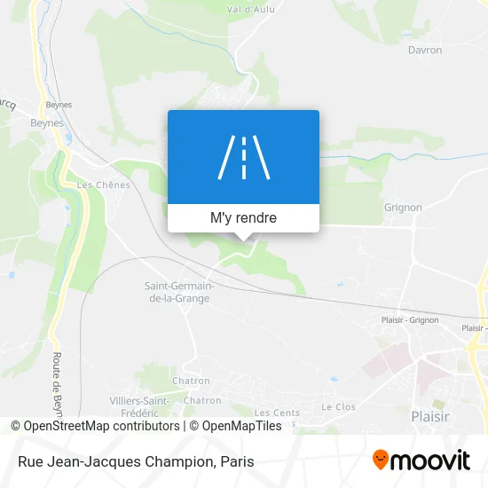 Rue Jean-Jacques Champion plan