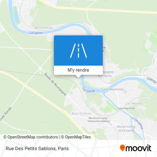 Rue Des Petits Sablons plan