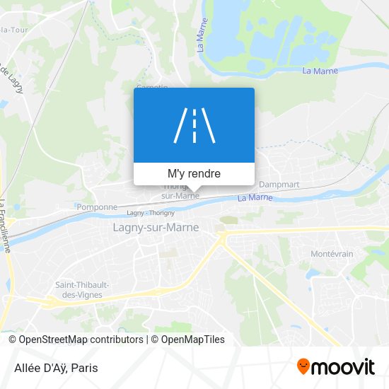 Allée D'Aÿ plan