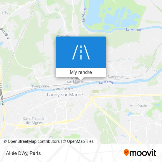 Allée D'Aÿ plan