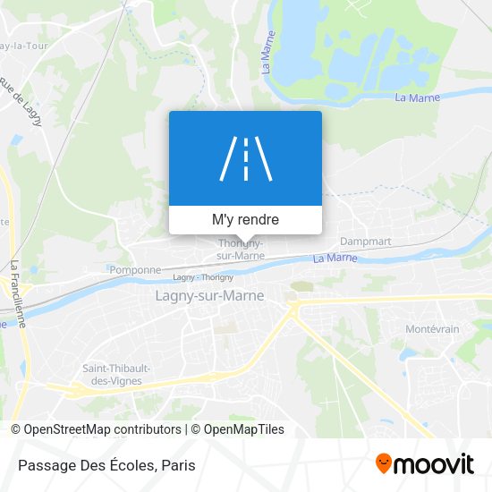 Passage Des Écoles plan