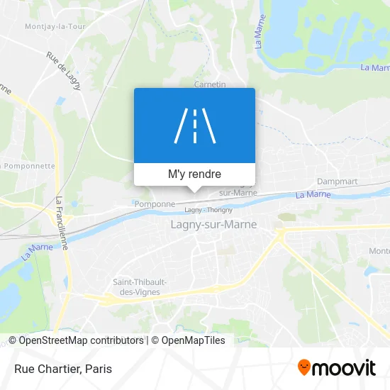Rue Chartier plan