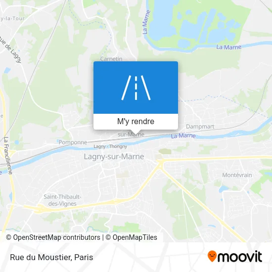 Rue du Moustier plan