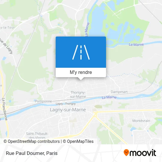Rue Paul Doumer plan