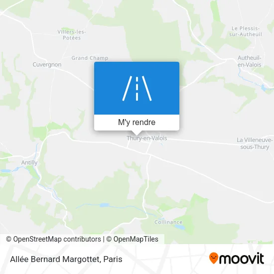Allée Bernard Margottet plan