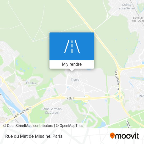 Rue du Mât de Misaine plan