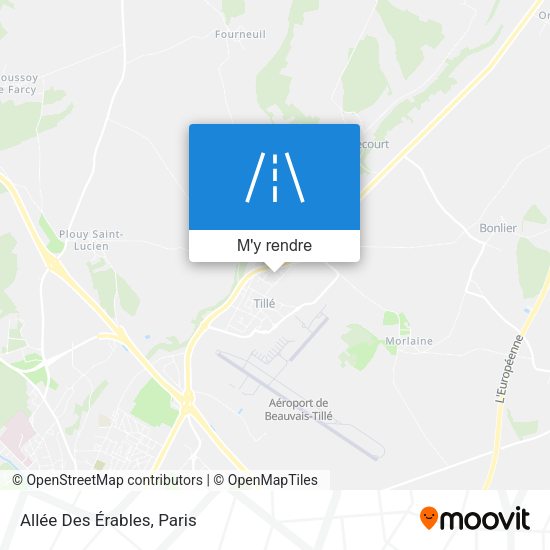 Allée Des Érables plan