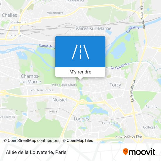 Allée de la Louveterie plan