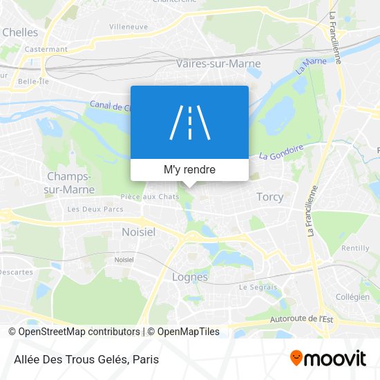 Allée Des Trous Gelés plan