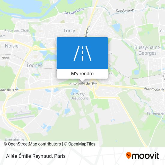 Allée Émile Reynaud plan