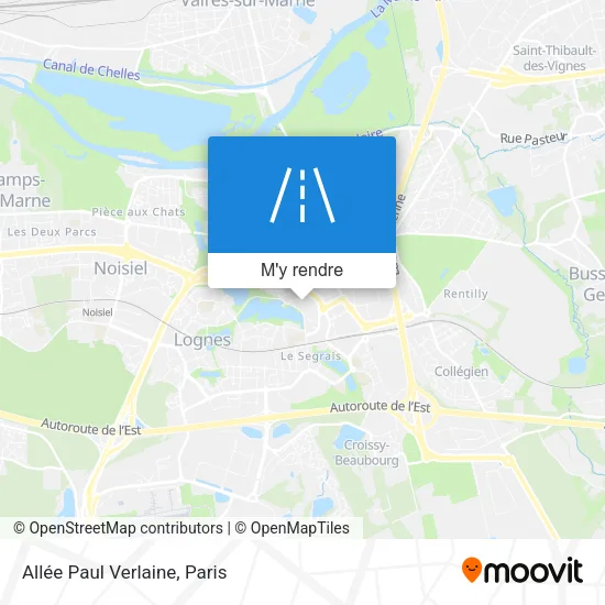 Allée Paul Verlaine plan