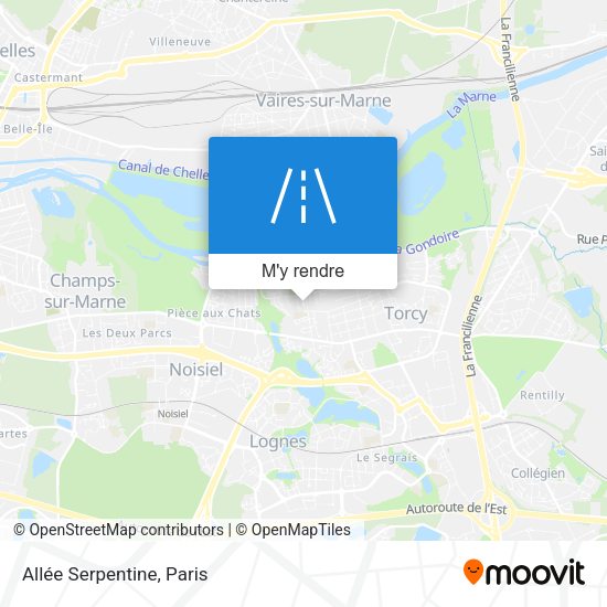 Allée Serpentine plan