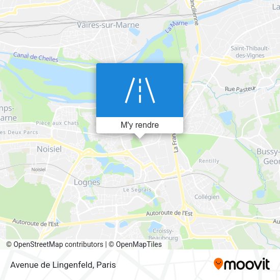 Avenue de Lingenfeld plan