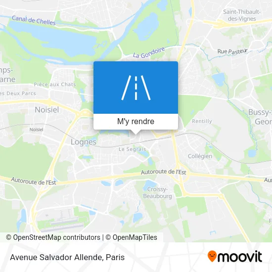 Avenue Salvador Allende plan