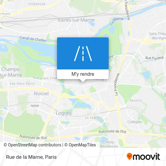 Rue de la Marne plan