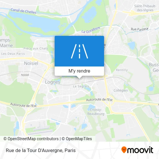 Rue de la Tour D'Auvergne plan