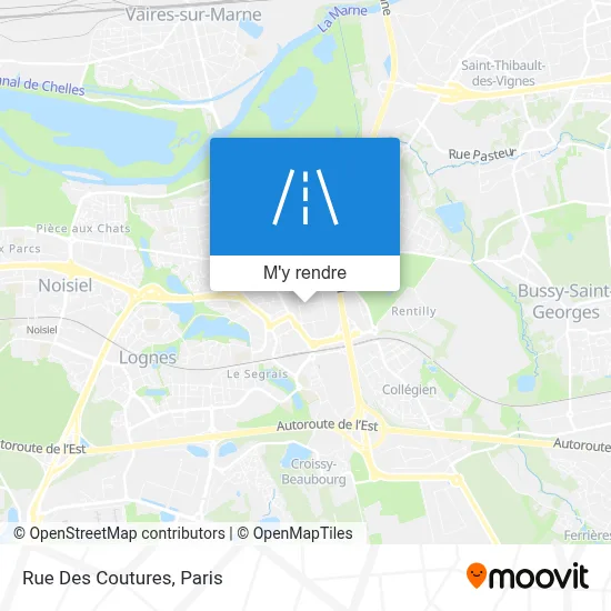 Rue Des Coutures plan