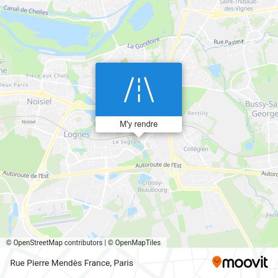 Rue Pierre Mendès France plan