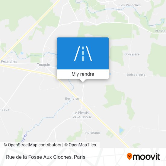Rue de la Fosse Aux Cloches plan