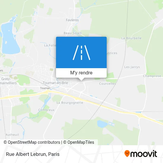 Rue Albert Lebrun plan