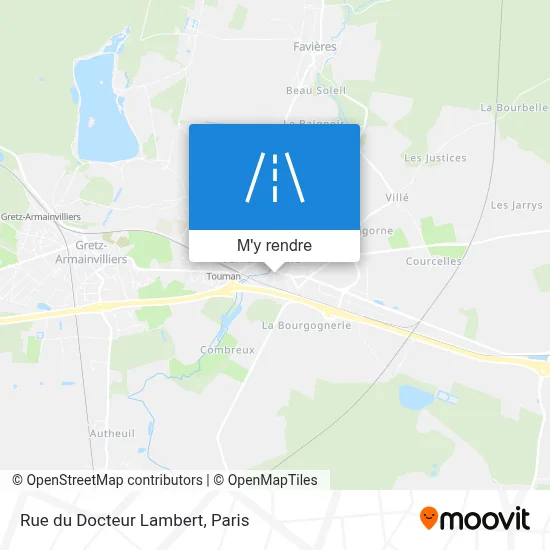 Rue du Docteur Lambert plan